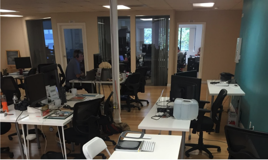 2015 - Our first office in Orange County, California…